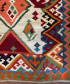 Alternative view of Kilim Gashgaï losanges multicolores (vendu)