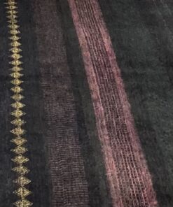 Tapis moderne noire rayures colorées 7 IMG 4654