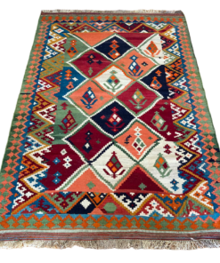 Kilim Gashgaï losanges multicolores (vendu)
