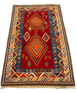 Kilim Gashgaï losanges orange (vendu)