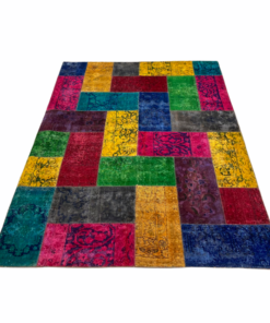 Carpet patchwork multicolore 4 m2