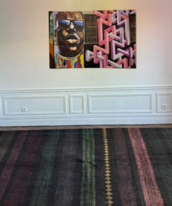 Tapis moderne noire rayures colorées 9 PhotoRoom 20201126 101519 1