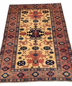 Tapis Shirvan beige motifs caucasien