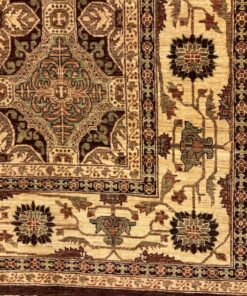 Alternative view of Tapis Ziegler camel contemporain