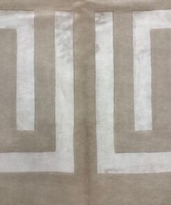 Alternative view of Tapis moderne laine fibranne crème