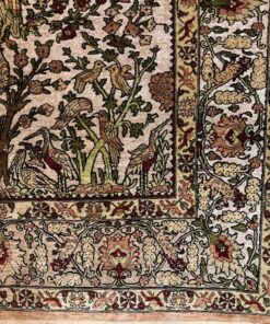 Tapis Hereke en soie et fils d'or 10 Tapis hereke 1
