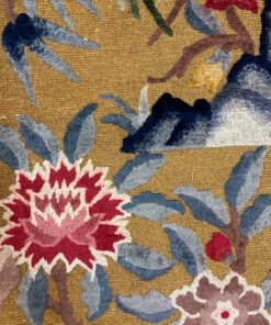 tapis chinois fils dor